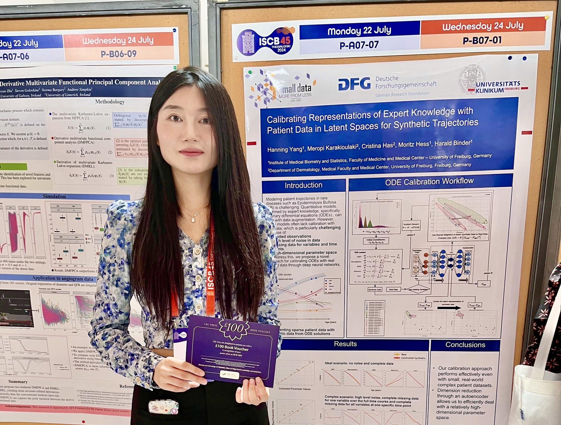 Hanning Yang received the Poster Award